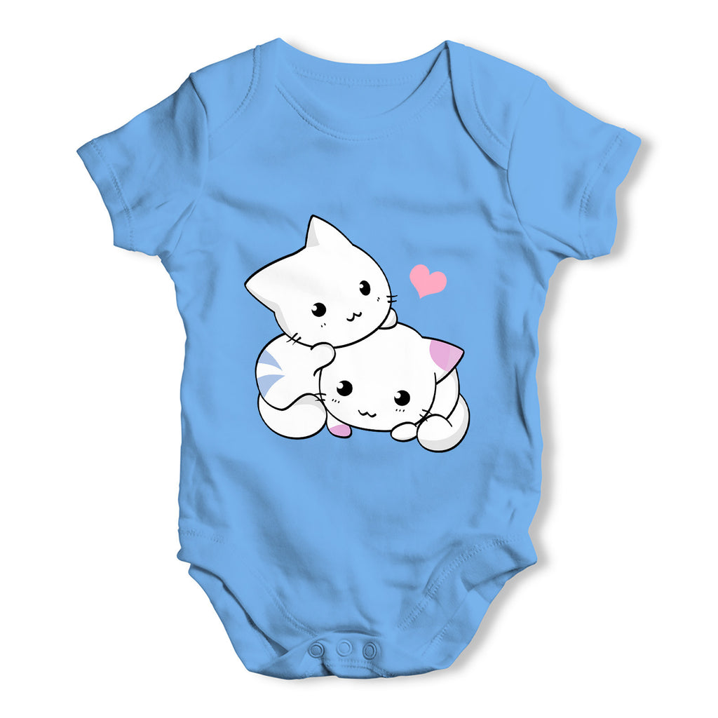 Loveable Cute Cats Baby Grow Bodysuit