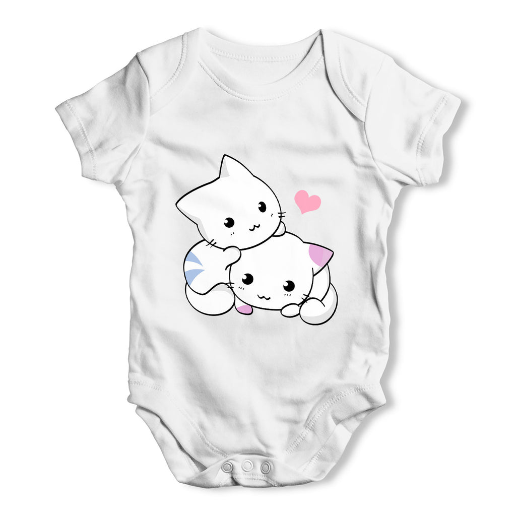 Loveable Cute Cats Baby Grow Bodysuit