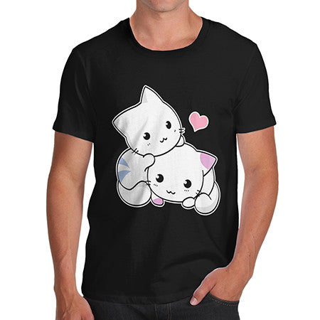 Mens Loveable Cats T-Shirt