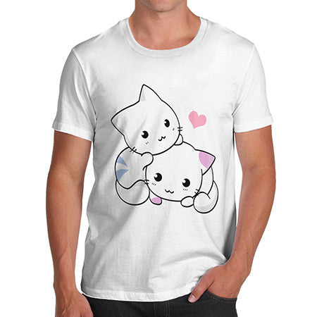 Mens Loveable Cats T-Shirt