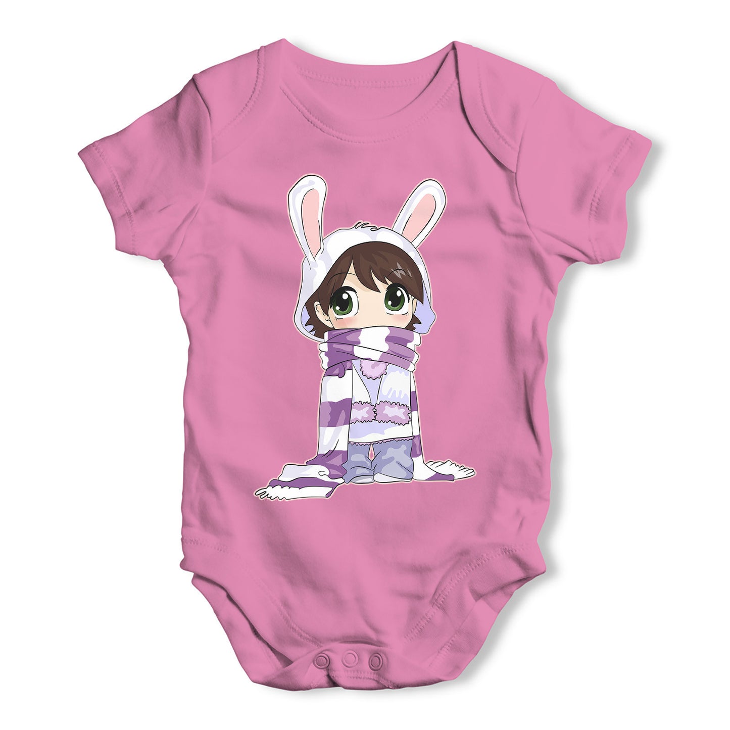 Adorable Rabbit Girl Baby Grow Bodysuit