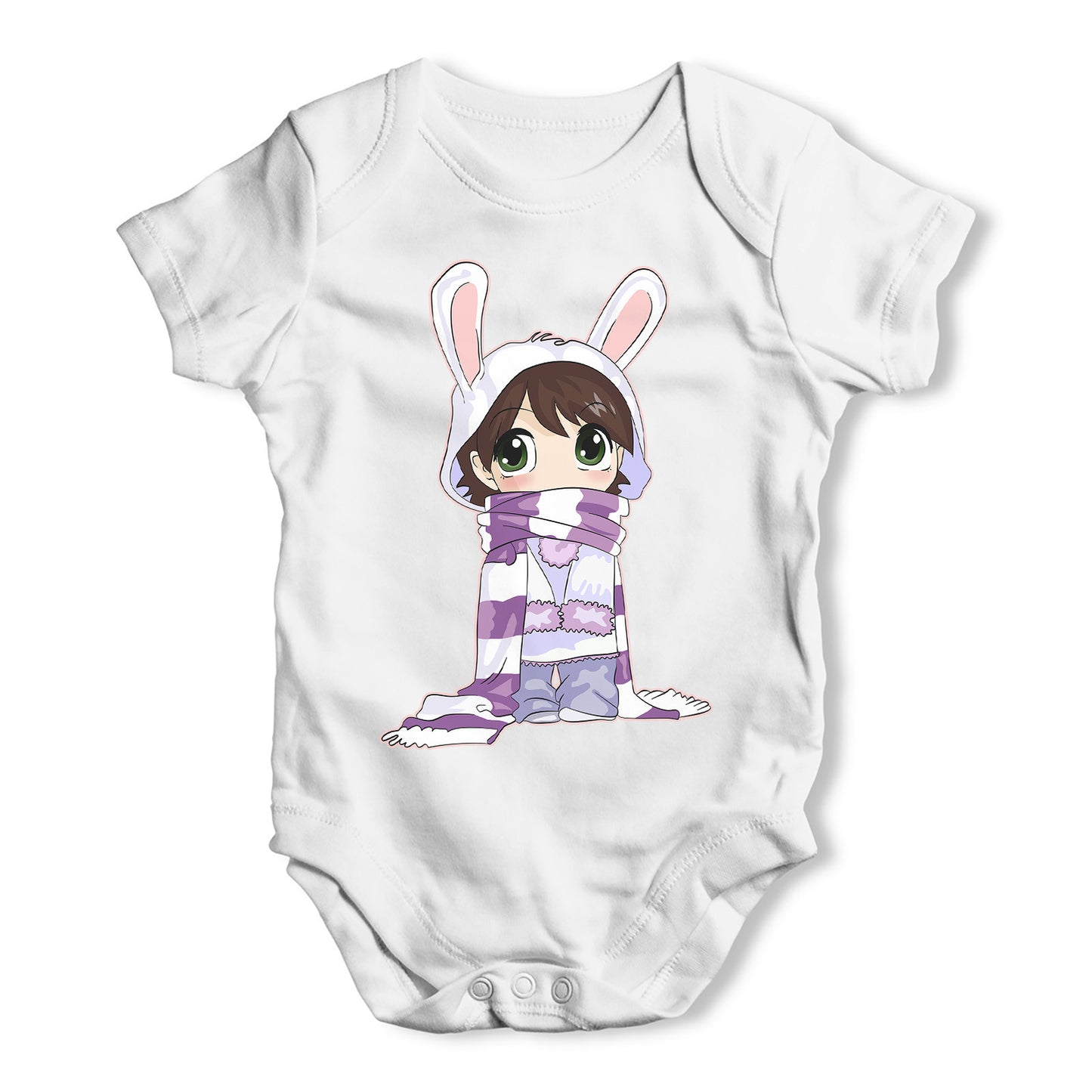 Adorable Rabbit Girl Baby Grow Bodysuit