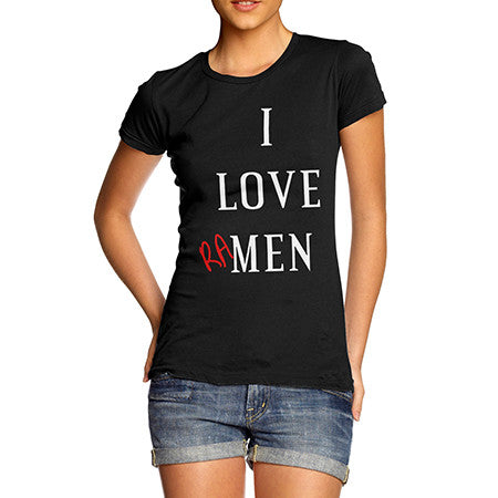 Womens I Love Ramen T-Shirt