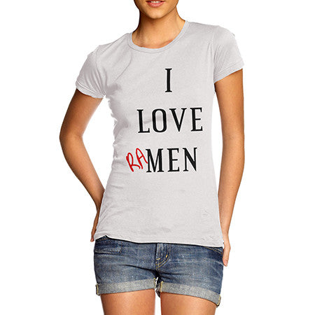 Womens I Love Ramen T-Shirt