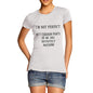 Womens Not Perfect But Some Parts Are Awesome T-Shirt