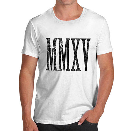 Mens 2015 Roman Numerals T-Shirt