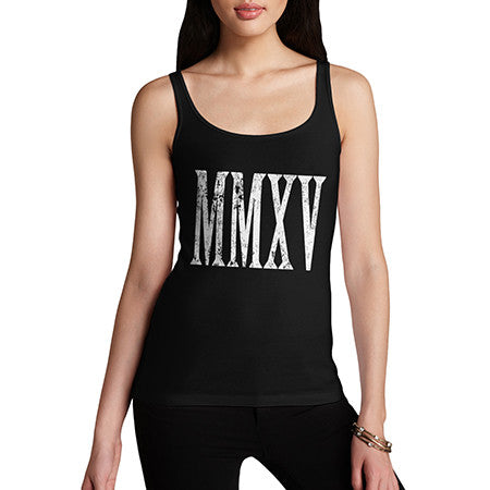 Womens 2015 Roman Numerals Tank Top