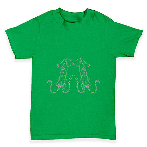 Twin Squid Baby Toddler T-Shirt