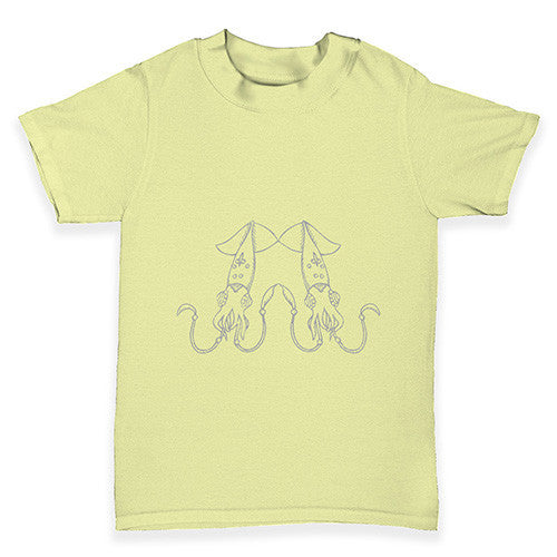 Twin Squid Baby Toddler T-Shirt