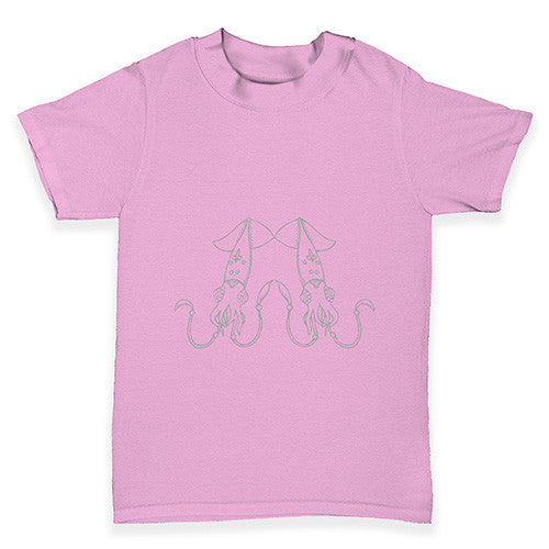 Twin Squid Baby Toddler T-Shirt