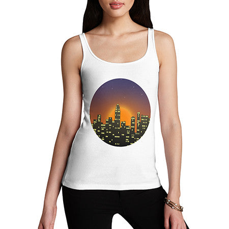 Womens New York City Lights Tank Top