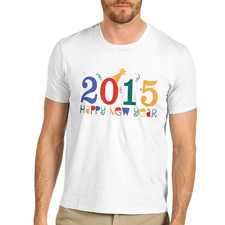 Mens Happy New Year T-Shirt