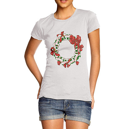 Womens Festive Human Centipede T-Shirt