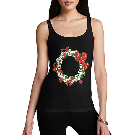 Womens Festive Human Centipede Tank Top