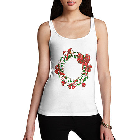 Womens Festive Human Centipede Tank Top