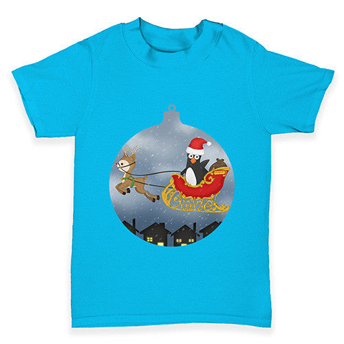 Christmas Santa Guin Baby Toddler T-Shirt
