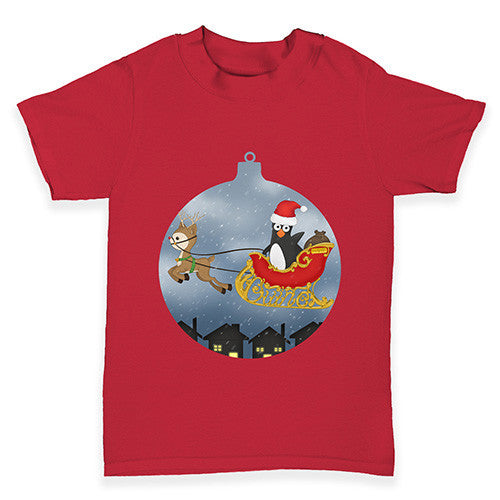 Christmas Santa Guin Baby Toddler T-Shirt