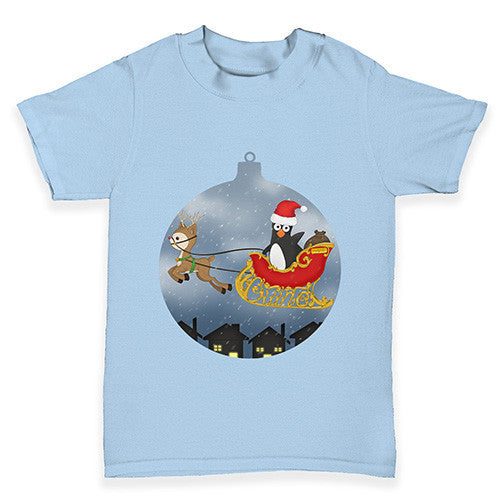 Christmas Santa Guin Baby Toddler T-Shirt