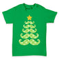 Moustache Christmas Tree Baby Toddler T-Shirt