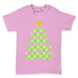 Moustache Christmas Tree Baby Toddler T-Shirt