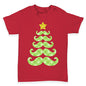 Moustache Christmas Tree Baby Toddler T-Shirt