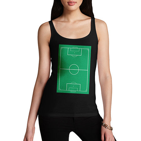 Womens Football Field Tank Top