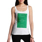 Womens Football Field Tank Top