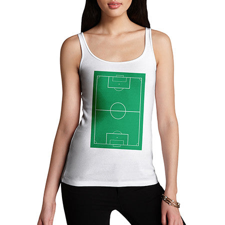 Womens Football Field Tank Top