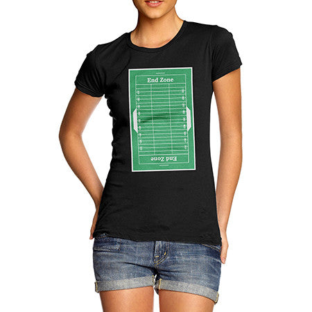 Womens American Football Field T-Shirt