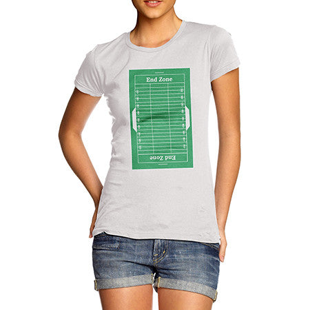 Womens American Football Field T-Shirt