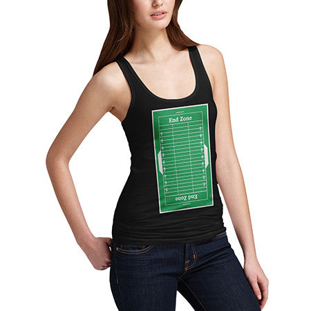 Womens American Football Field Tank Top