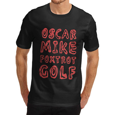 Mens Oscar Mike Foxtrot Golf T-Shirt