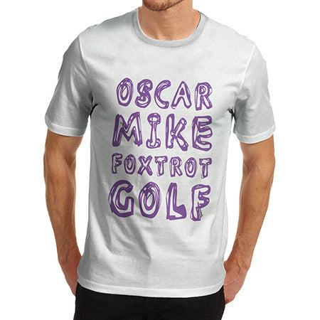 Mens Oscar Mike Foxtrot Golf T-Shirt