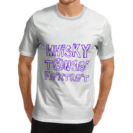 Mens Whiskey Tango Foxtrot T-Shirt