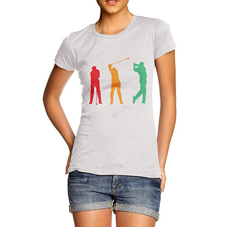 Womens The Perfect Golf Swing T-Shirt