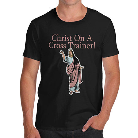 Mens Christ On A Cross Trainer T-Shirt