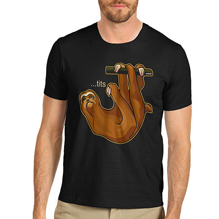 Mens Rude Sloth T-Shirt