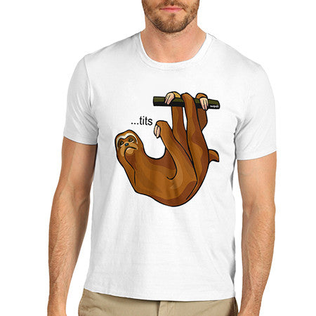 Mens Rude Sloth T-Shirt