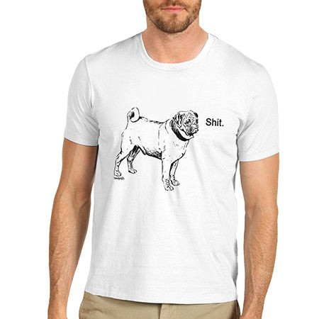 Mens Foul Mouth Pug T-Shirt