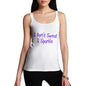 Womens I Don't Sweat I Sparkle Tank Top