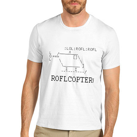 Mens LOL Helicopter T-Shirt