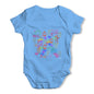 Doodle Stamps Baby Grow Bodysuit