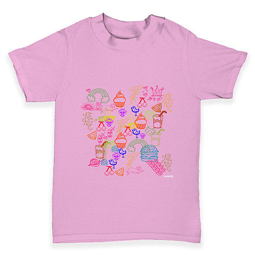 Doodle Stamps Baby Toddler T-Shirt
