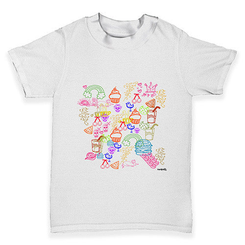 Doodle Stamps Baby Toddler T-Shirt