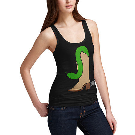 Womens There's A Snake In My Boot Tank Top