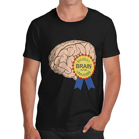 Mens Biggest Brain Award T-Shirt