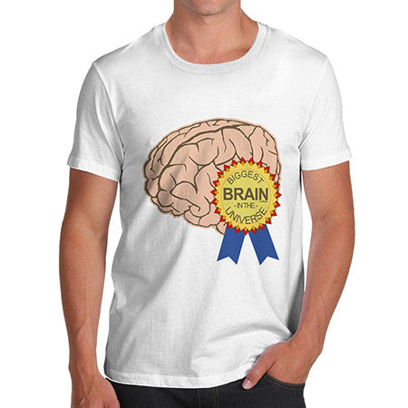 Mens Biggest Brain Award T-Shirt