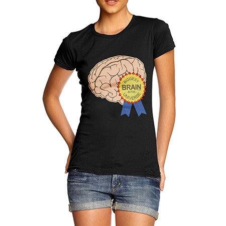 Womens Biggest Brain Award T-Shirt