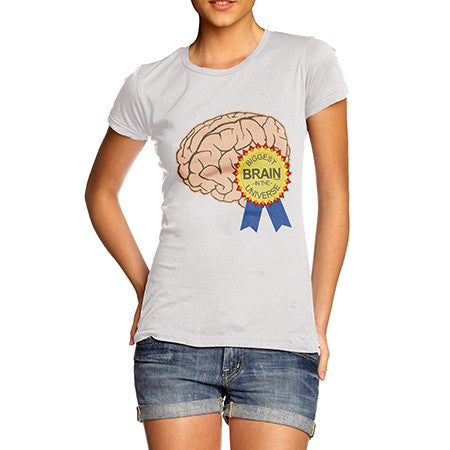 Womens Biggest Brain Award T-Shirt