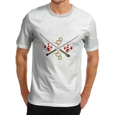 Mens Samurai Snake Katana T-Shirt
